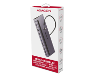 AXAGON Wieloportowy hub USB 5Gbps, 3x USB-A, 2x HDMI + DP + GLAN, - 1185555 - zdjęcie 4